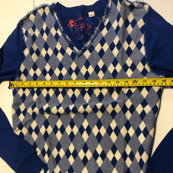 Vintage Diesel y2k cotton v-neck sweater - Picture 7 of 8